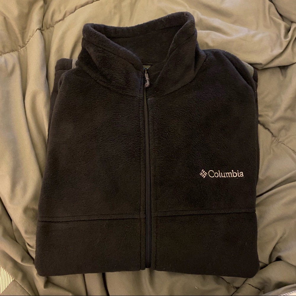 Lightly Worn Men’s Columbia Colorblock Fleece Jacket Size XL